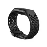 Bilde av Fitbit - Bånd for aktivitetssporer - Liten størrelse - svart - for Fitbit Charge 5 Sport & Trening - Pulsklokker og Smartklokker - Pulsklokker