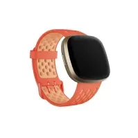 Bilde av Fitbit FB174SBCRPKL, Band, Smartklokke, Oransje, Rosa, Fitbit, Sense & Versa 3, Aluminium, Silikon Helse - Pulsmåler - Tilbehør