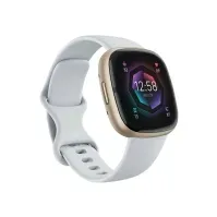 Bilde av Fitbit Sense 2 - Bløt gullaluminium - smartklokke med bånd - blue mist - båndbredde: S - NFC, Bluetooth Sport & Trening - Pulsklokker og Smartklokker - Smartklokker