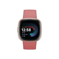 Bilde av Fitbit Versa 4 - 40 mm - kobberrosa - smartklokke med bånd - rosa sand - båndbredde: S/L - NFC, Bluetooth Sport & Trening - Pulsklokker og Smartklokker - Smartklokker