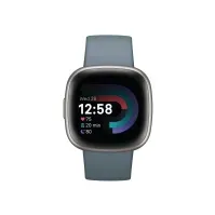 Bilde av Fitbit Versa 4 - 40 mm - platina - smartklokke med bånd - fosseblå - båndbredde: S/L - NFC, Bluetooth Sport & Trening - Pulsklokker og Smartklokker - Smartklokker