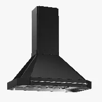 Bilde av Fjäråskupan Exklusiv kjøkkenvifte ekstern 80 cm, svart Kjøkkenvifte