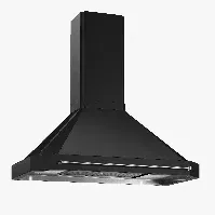 Bilde av Fjäråskupan Exklusiv kjøkkenvifte ekstern 90 cm, svart Kjøkkenvifte