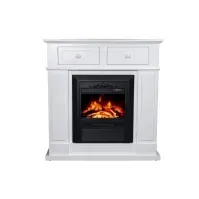 Bilde av Flammifera Fireplace With Mantel Ws-Q-03 White Vedovner