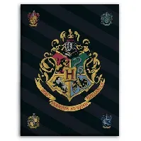 Bilde av Fleece teppe - Hogwarts - 100x140 cm Innredning , Barnerommet , Barnetepper
