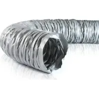 Bilde av Flex slange grå PVC 6 meter - 125 mm Tekniske installasjoner > Varmeventilasjon