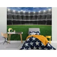 Bilde av Fodbold tapet 243 x 305 cm Maling og tilbehør - Veggbekledning - Veggmaleri