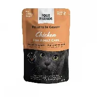 Bilde av Four Friends Cat Adult Chicken in Gravy 85 g Katt - Kattemat - Våtfôr
