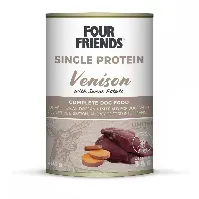 Bilde av Four Friends Dog Single Protein Venison & Sweet Potato 400 g Hund - Hundemat - Våtfôr