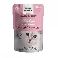 Bilde av Four Friends Kitten Chicken in Jelly 85 g Katt - Kattemat - Våtfôr