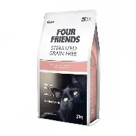 Bilde av FourFriends Cat Sterilized Grain Free (2 kg) Katt - Kattemat - Spesialfôr - Kattemat for sterilisert katt