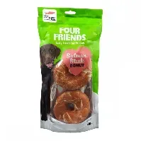Bilde av FourFriends Dog Salmon Steak Donut 2-pack Hund - Hundegodteri - Hundebein