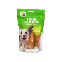 Bilde av FourFriends Dog Twisted Stick Chicken 12,5 cm 4-pack Hund - Hundegodteri - Tyggepinner