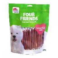 Bilde av FourFriends Dog Twisted Stick Lamb 12,5 cm (40 pack) Hund - Hundegodteri - Tyggepinner