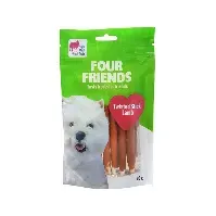 Bilde av FourFriends Dog Twisted Stick Lamb 12,5 cm (7 pack) Hund - Hundegodteri - Tyggepinner