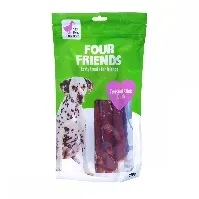 Bilde av FourFriends Twisted Stick Duck 25 cm (4 pack) Hund - Hundegodteri - Tyggepinner