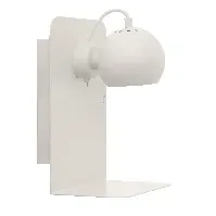 Bilde av Frandsen - Ball Wall Lamp With USB EU - Matt White - Hjemme og kjøkken