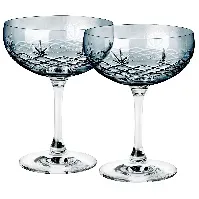 Bilde av Frederik Bagger Crispy Gatsby Champagneglass 2 stk, Sapphire Champagneglass