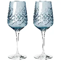 Bilde av Frederik Bagger Crispy Monsieur Rødvinsglass 2 stk, Sapphire Rødvinsglass