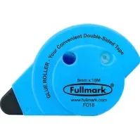 Bilde av Fullmark Permanent selvklebende tape, fluorescerende blå, 6mm x 18m, Fullmark Kontorartikler - Lim - Øvrig