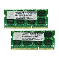 Bilde av G.Skill SQ Series - DDR3 - sett - 4 GB: 2 x 2 GB - SO DIMM 204-pin - 1600 MHz / PC3-12800 - CL9 - 1.5 V - ikke-bufret - ikke-ECC PC-Komponenter - RAM-Minne - DDR3
