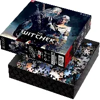 Bilde av GAMING PUZZLE: THE WITCHER (WIEDŹMIN): GERALT AND CIRI PUZZLES - 1000 - Fan-shop