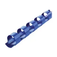 Bilde av GBC CombBind - 8 mm - 21 ringer - A4 (210 x 297 mm) - 45 ark - blå - 100 stk plastbindekam - for P/N: 2101435, 4400399, IB271106, IB271717 Kontormaskiner - Kontormaskiner - Tilbehør