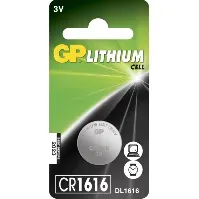 Bilde av GP BATTERIES GP CR 1616-C1 Batterier og ladere,Litiumbatterier,Knappeceller