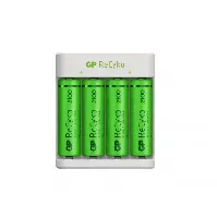 Bilde av GP - ReCyko Battery Charger E411 USB - incl. 4 x AA 2100 mAh Batteries - Elektronikk