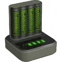 Bilde av GP ReCyko batteri lynopplader med 4 stk AA batterier Hus &amp; hage > SmartHome &amp; elektronikk