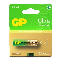 Bilde av GP - Ultra Alkaline AA Batteries, 15AU/LR6, 1.5V, 4-Pack - Elektronikk