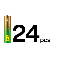 Bilde av GP - Ultra Alkaline Battery, Size AAA, 24AU/LR03, 1.5V, 24-pack - Elektronikk
