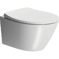 Bilde av GSI Modo vegghengt toalett uten skyllekant, rengjøringsvennlig, matt hvit Baderom > Toalettet