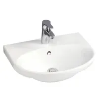 Bilde av GUSTAVSBERG Nautic 5550 håndvask. Montering med bolte eller 195/240 mm bæringer. Rørlegger artikler - Baderommet - Håndvasker