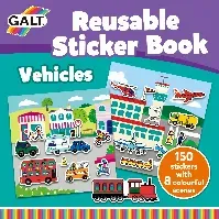 Bilde av Galt - Reusable Sticker Book - Vehicles (55-1005107) - Leker
