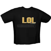 Bilde av GamersWear LOL T-Shirt czarna (XL) ( 5013-XL ) Gaming - Gaming klær - Gaming klær