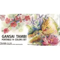 Bilde av Gansai Tambi bærbare akvareller, 14 farger Vannfarger