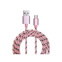 Bilde av Garbot USB-A til Micro-B kabel 1m Rosa PC tilbehør - Kabler og adaptere - Datakabler