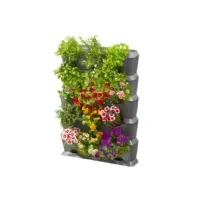 Bilde av Gardena NatureUp!, Plante kasse, Vegg-montert, Plast, Grå, Rektangel, Utendørs Hagen - Hagevanning - Sprinklere & vannere