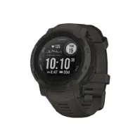 Bilde av Garmin Instinct 2 - 45 mm - grafitt - sportsur med bånd - silikon - håndleddstørrelse: 135-230 mm - monokrom - 32 MB - Bluetooth, ANT+ - 52 g Sport & Trening - Pulsklokker og Smartklokker - Smartklokker