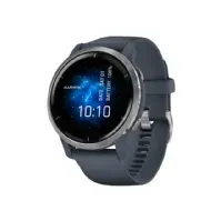 Bilde av Garmin Venu 2 - 45 mm - granittblå - sportsur med bånd - silikon - granittblå - håndleddstørrelse: 135-200 mm - display 1.3 - Bluetooth, Wi-Fi, ANT+ - 49 g Gaming - Spillkonsoll tilbehør - Diverse