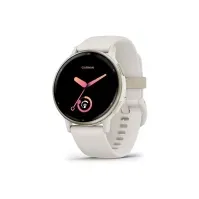 Bilde av Garmin vívoactive 5 - Elfenben - smartklokke med bånd - silikon - håndleddstørrelse: 125-190 mm - display 1.2 - 4 GB - Bluetooth, Wi-Fi, ANT+ - 26 g Sport & Trening - Pulsklokker og Smartklokker - Smartklokker