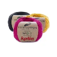 Bilde av Garn Fair Cotton Strikking, pynt, garn og strikkeoppskrifter