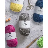 Bilde av Garn Järbo Soft Cotton Strikking, pynt, garn og strikkeoppskrifter