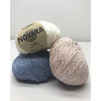 Bilde av Garn Novara Strikking, pynt, garn og strikkeoppskrifter