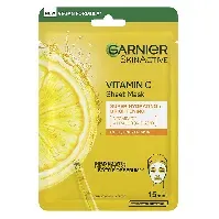 Bilde av Garnier SkinActive Vitamin C Sheet Mask 28g Hudpleie - Ansikt - Ansiktsmasker