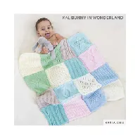 Bilde av Garnpakke Babyteppe Strikking, pynt, garn og strikkeoppskrifter