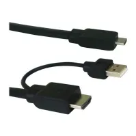 Bilde av GeChic On-Lap 1305 - HDMI-kabel - USB, HDMI hann - 1,2 m PC tilbehør - Nettverk - Diverse tilbehør