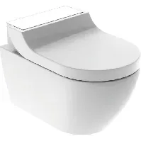 Bilde av Geberit AquaClean Tuma Comfort dusjtoalett, uten skyllekant, rengjøringsvennlig, hvitt glass/hvit Baderom > Toalettet