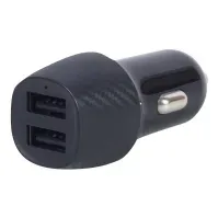 Bilde av Gembird - Bilstrømadapter - 24 watt - 4.8 A - 2 utgangskontakter (2 x USB) - svart Tele & GPS - Batteri & Ladere - Billader